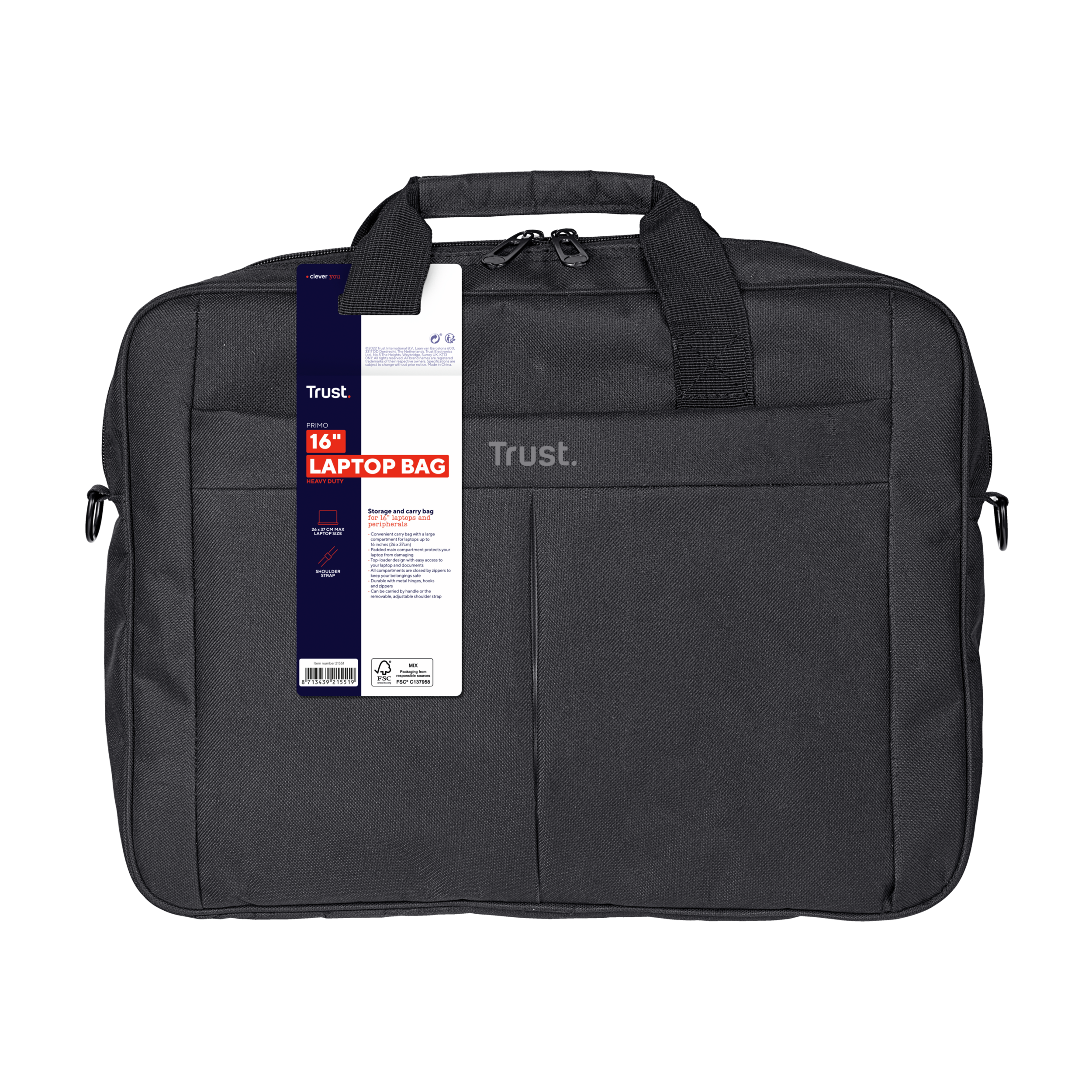 PRIMO CARRY BAG 16 LAPTOPS