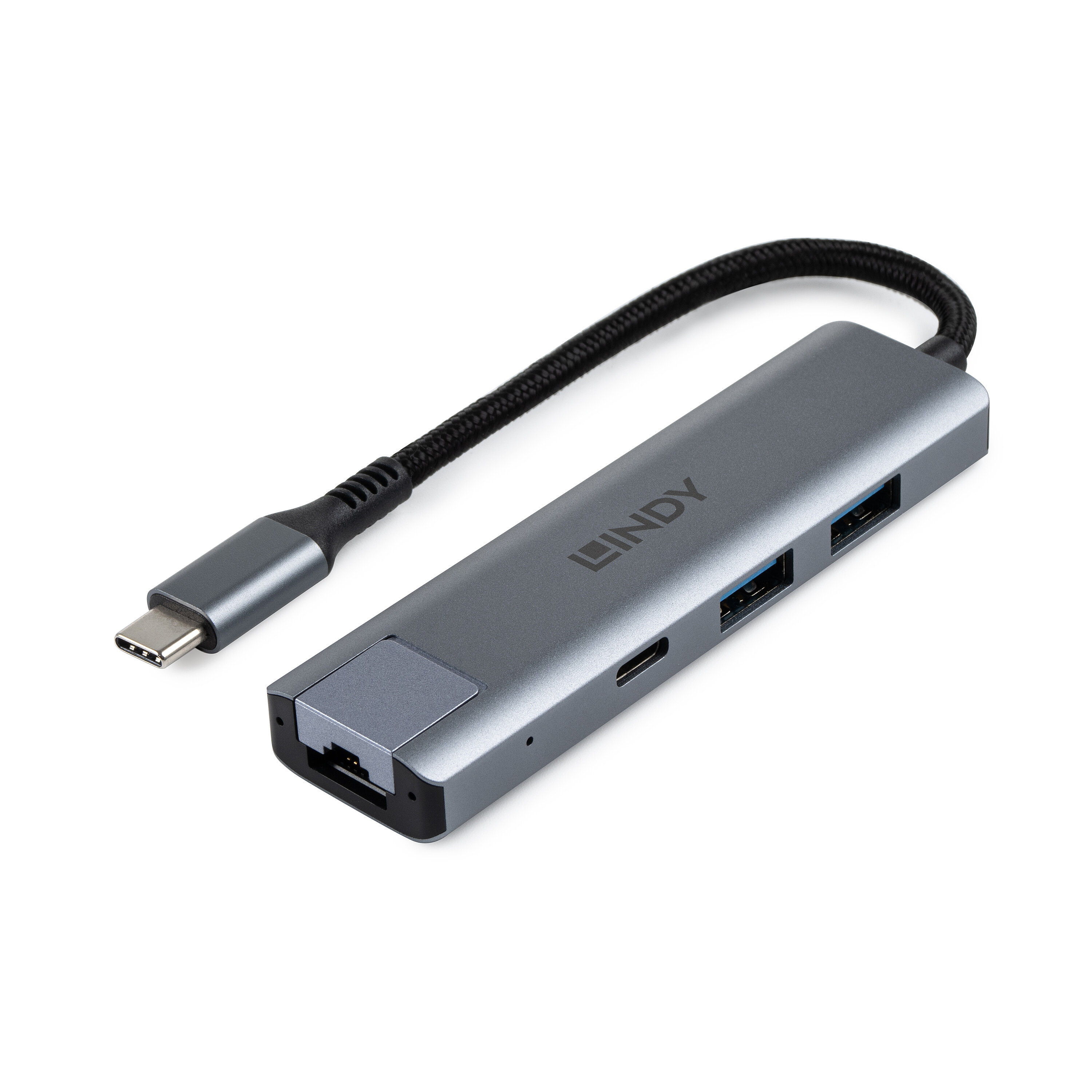 LINDY USB 3.2 Gen 2 Typ C Hub & Gigabit Ethernet