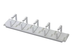 DIGITUS Rangierpanel 2HE 5x Ringe 85x60mm Grau