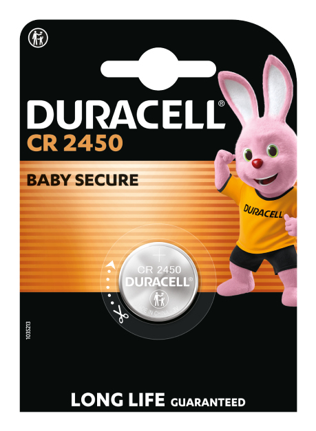 Duracell Batterie Knopfzelle CR2450 3.0V Lithium 1St.