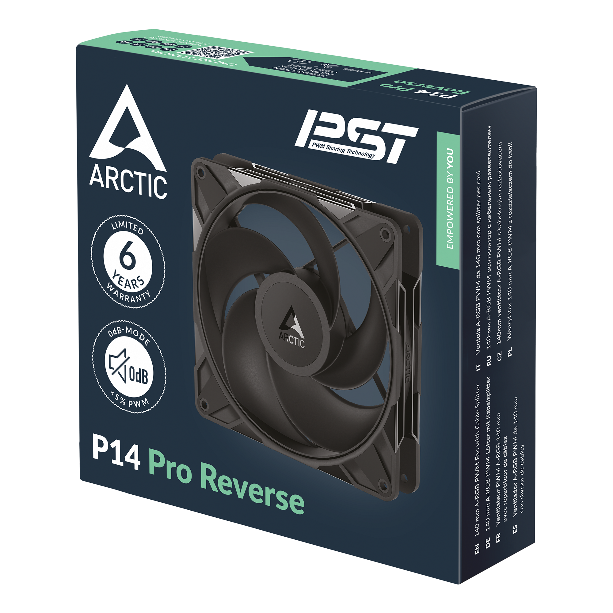 P14 Pro Reverse, Gehäuselüfter