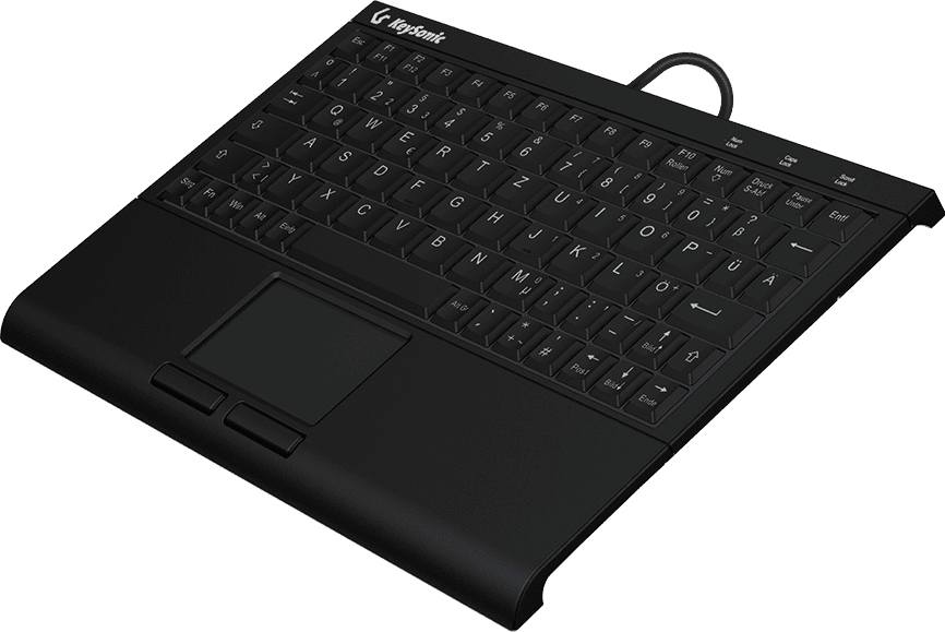 KeySonic Super-Mini-TAS Touchpad,B-light,BK, KSK-3211ELU(DE)