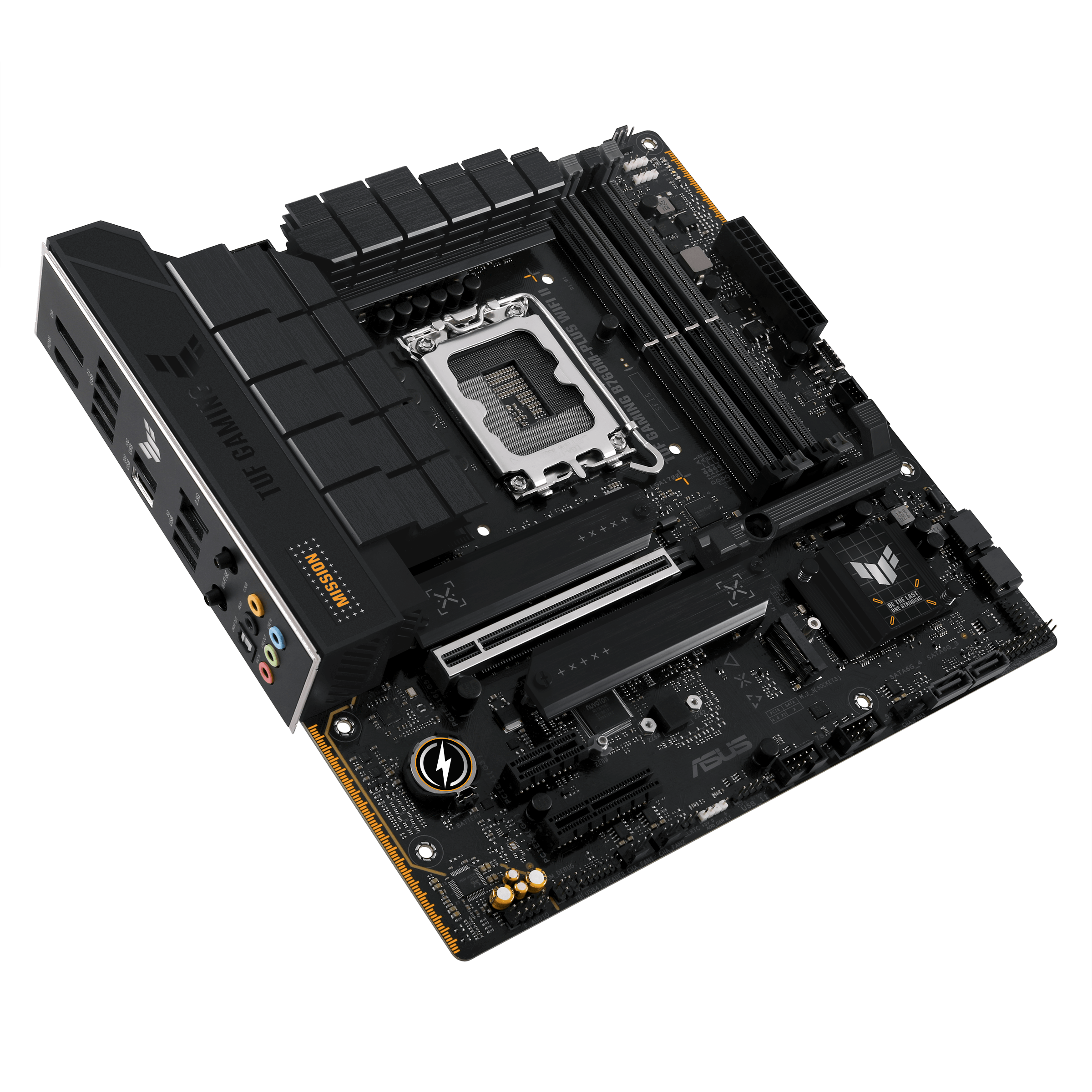 ASUS TUF GAMING B760M-PLUS WIFI II LGA 1700 4xDDR5 microATX 4xSATA MB 1xHDMI 1xDP 3xM.2