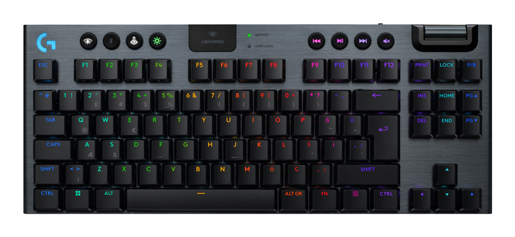 LOGITECH G915 X LIGHTSPEED TKL Wireless Gaming Keyboard Black (US)