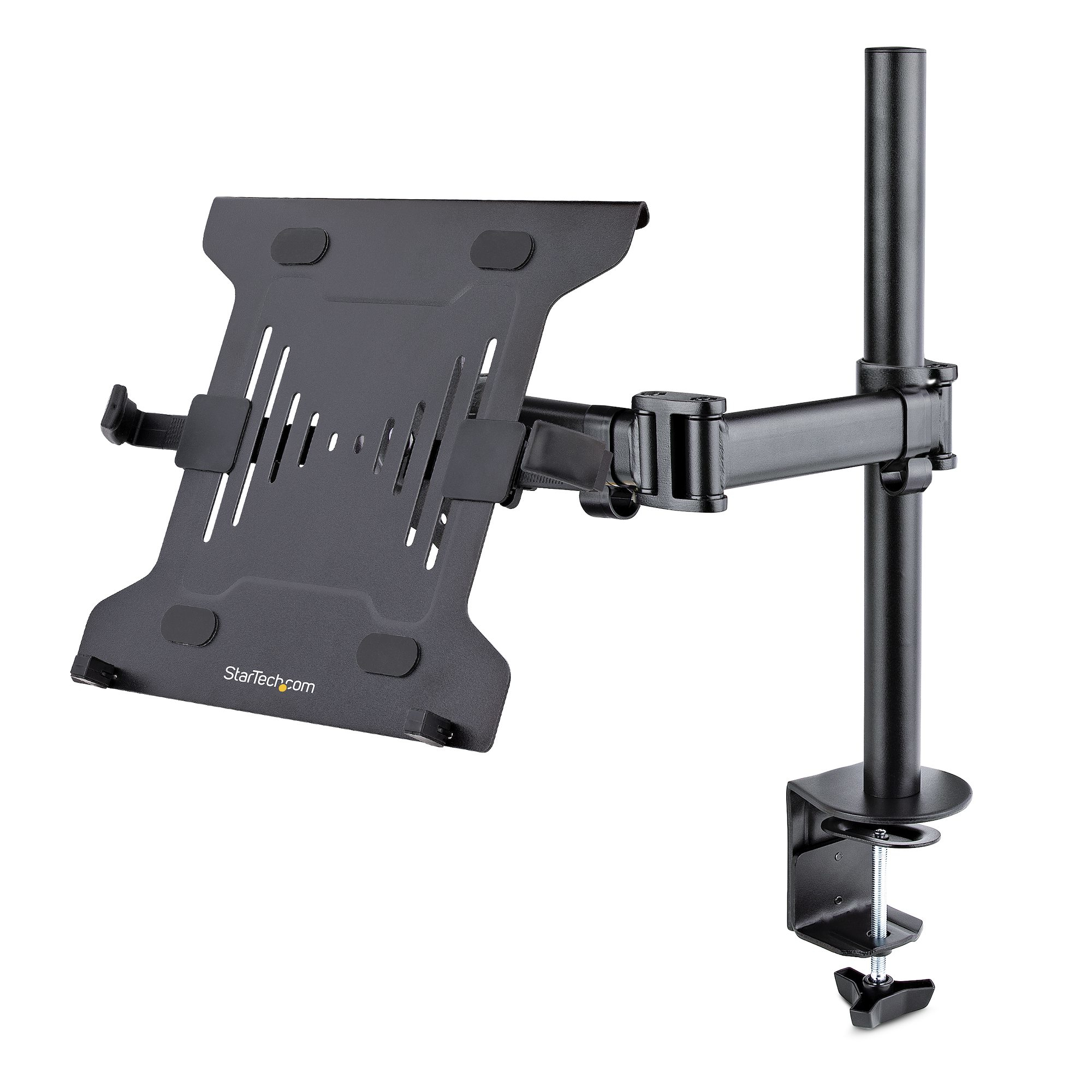 STARTECH.COM Monitor und Laptop halterung - Monitorarm/Notebookarm mit Tischhalterung - Monitore bis 86,36cm 34Zoll 8kg und Laptops