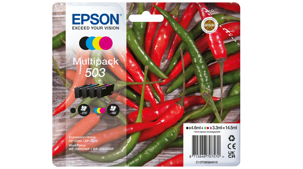 Patrone Epson 503 4er-Pack black + color T09Q6