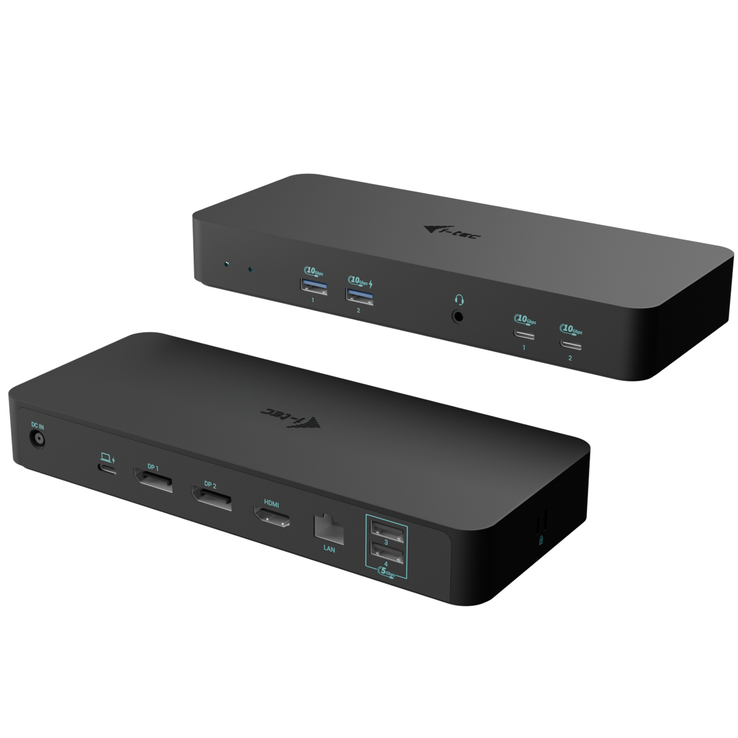 I-TEC USB-C Intelligent Triple Display Docking Station 1xHDMI 2xDP 1xGLAN 2xUSB-C Gen2 2xUSB-A Gen2 2xUSB-A Gen1 1xAudio/Mic PD 100W