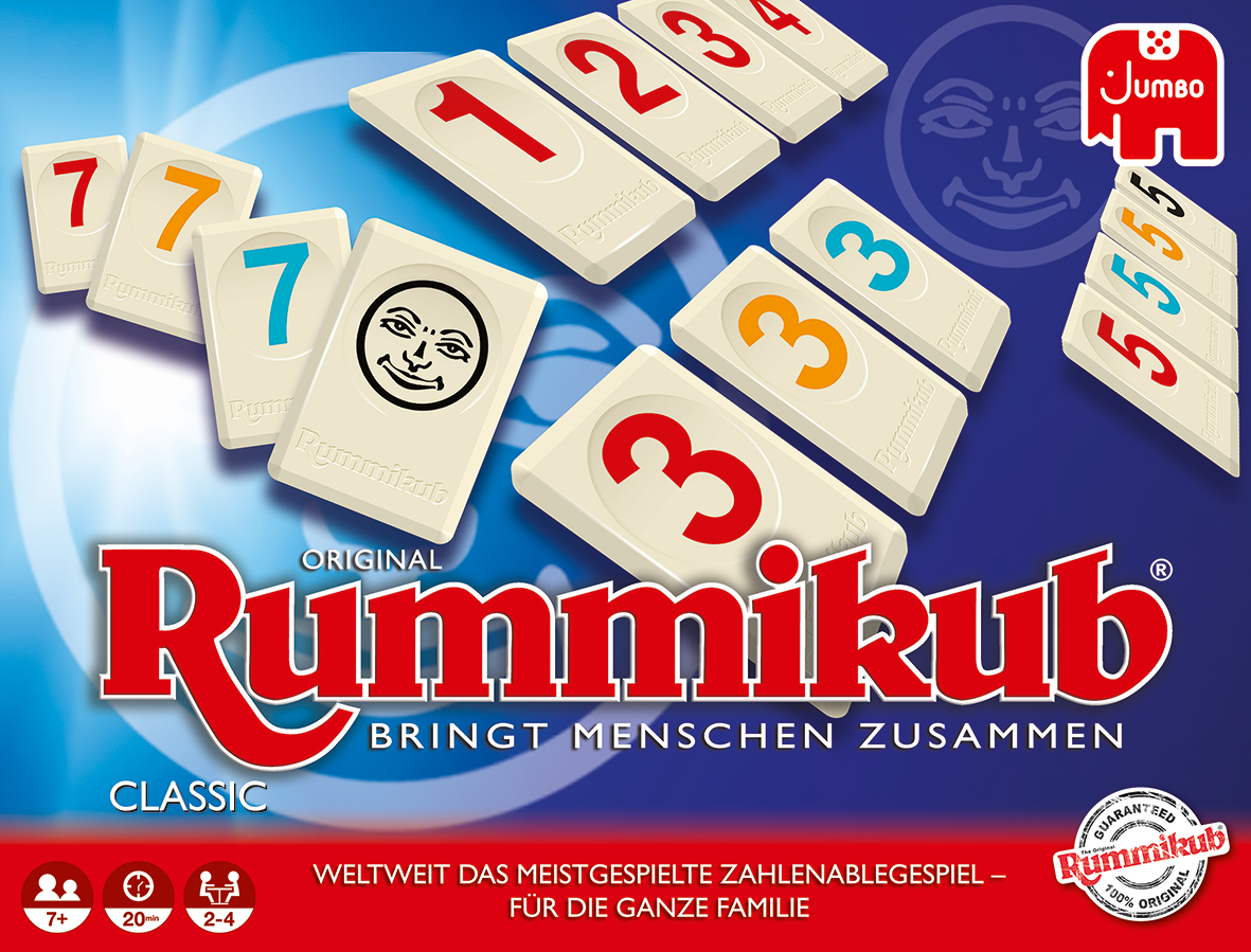 Jumbo Rummikub Classic Geschicklichkeitsspiel, 1 St.