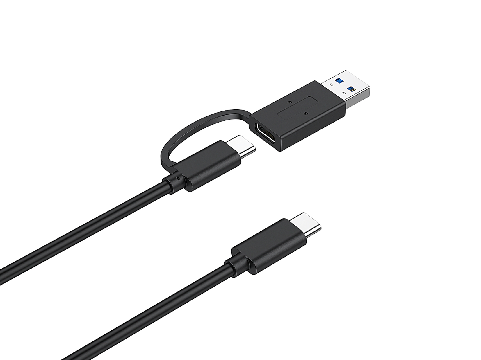 CONCEPTRONIC SSD Gehäuse M-Key M.2->M/B+M-Key/USB-C3.2 gr