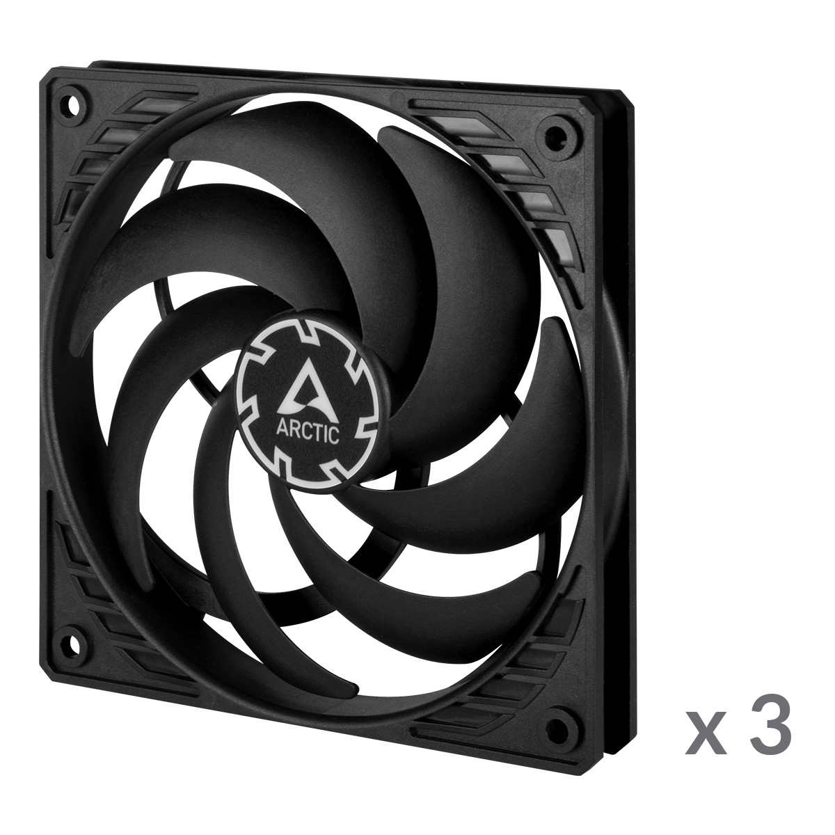 ARCTIC Lüfter 120*120*15 P12 SLIM PWM PST 3pcs Value Pack