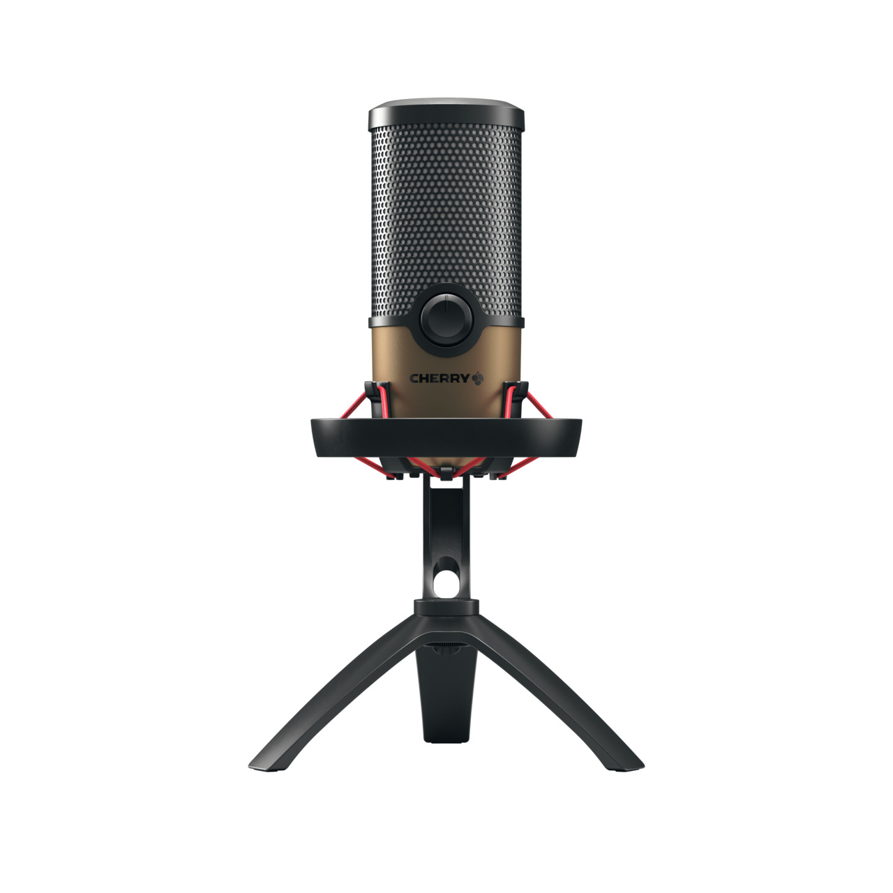 CHERRY UM 9.0 PRO RGB - Mikrofon - Schwarz, Bronze