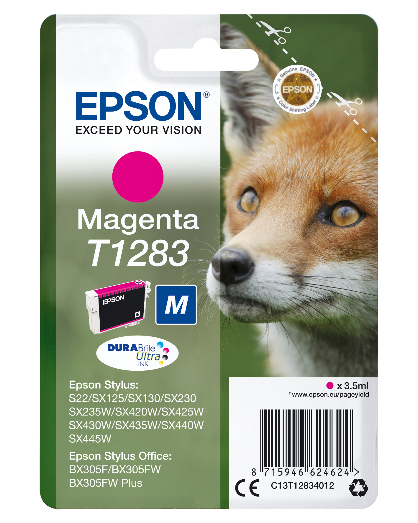 EPSON T1283M (Fuchs) magenta Druckerpatrone