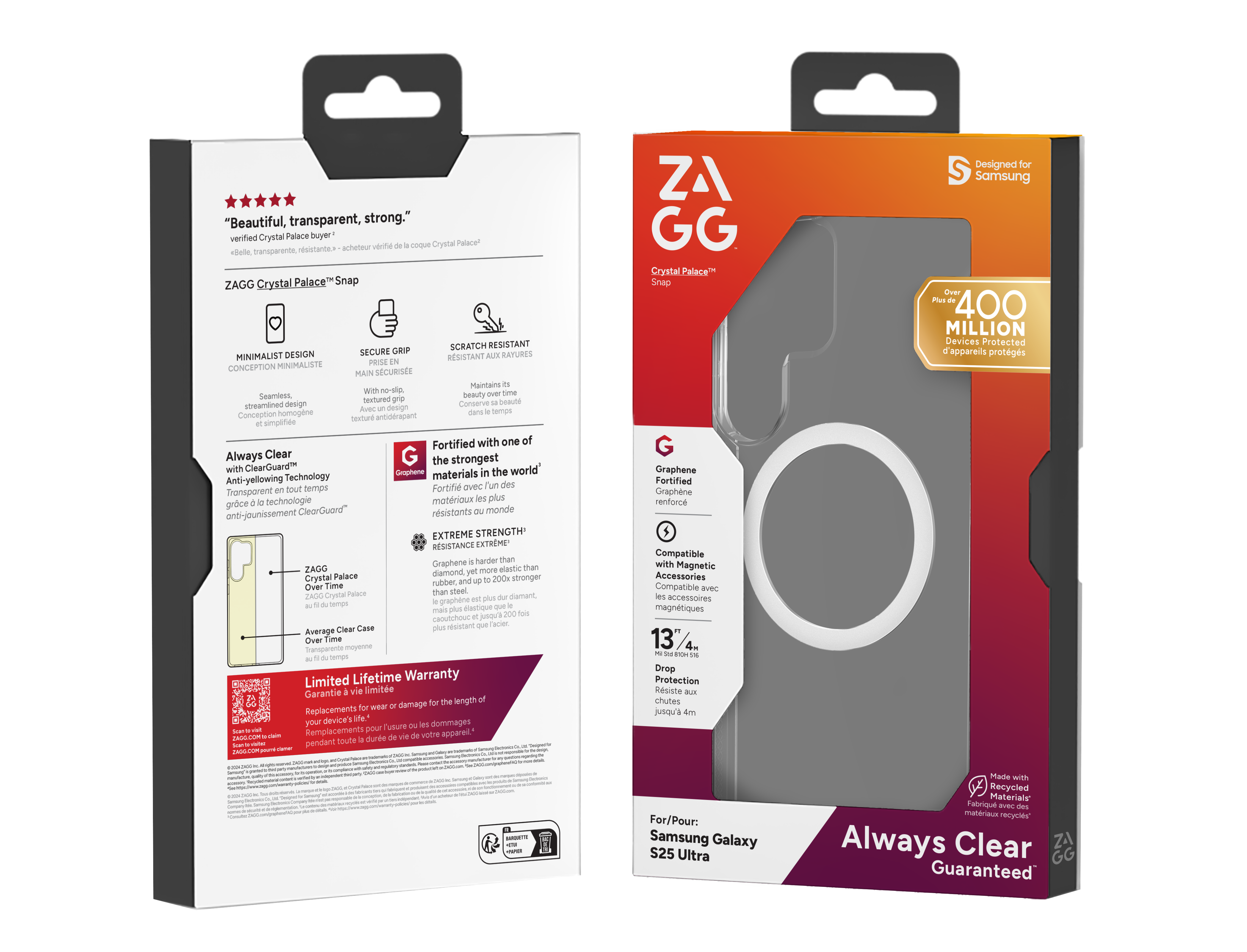 ZAGG CASES CRYSTAL PALACE SNAP SAMSUNG S25 ULTRA
