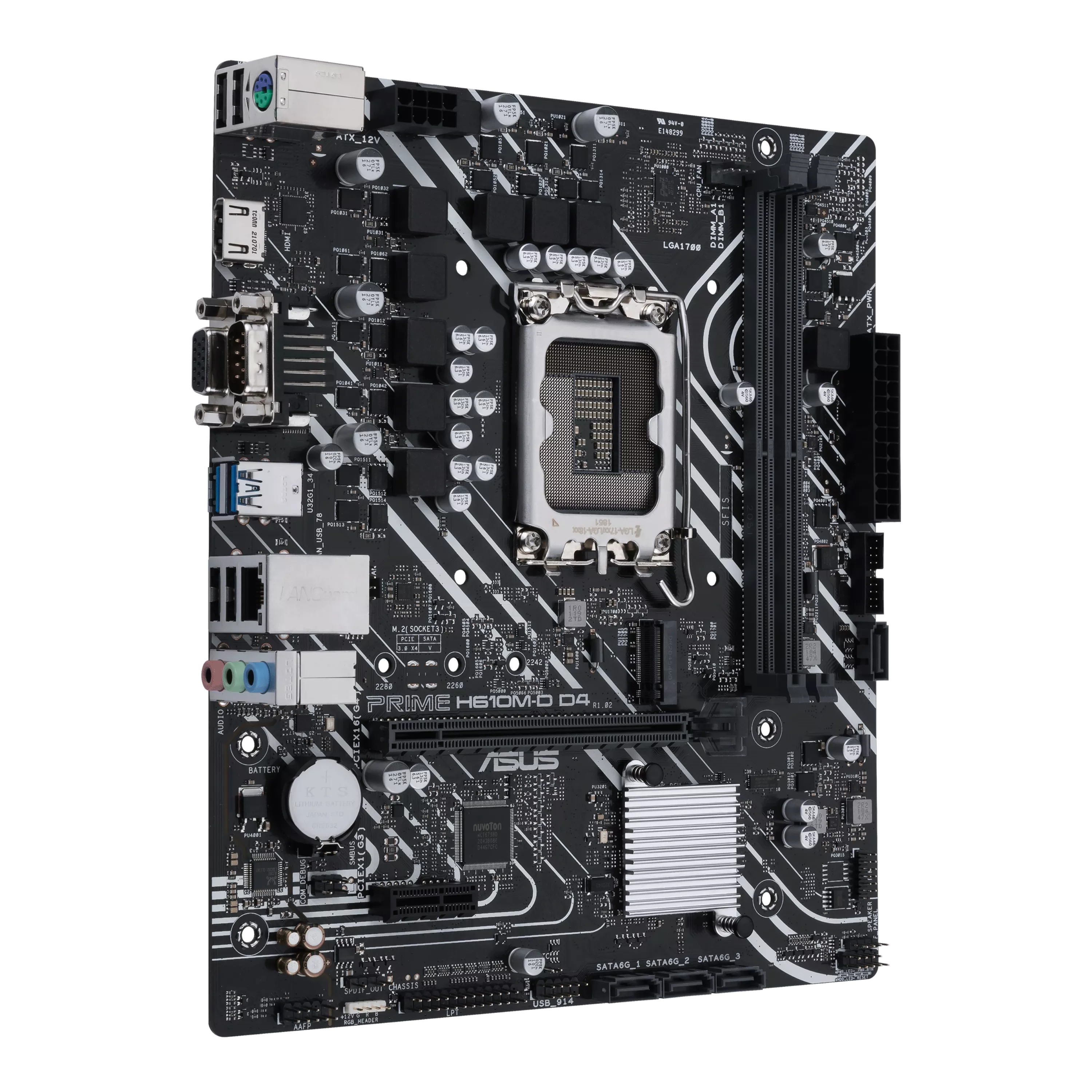 ASUS PRIME H610M-D D4 LGA1700 DDR4 mATX MB