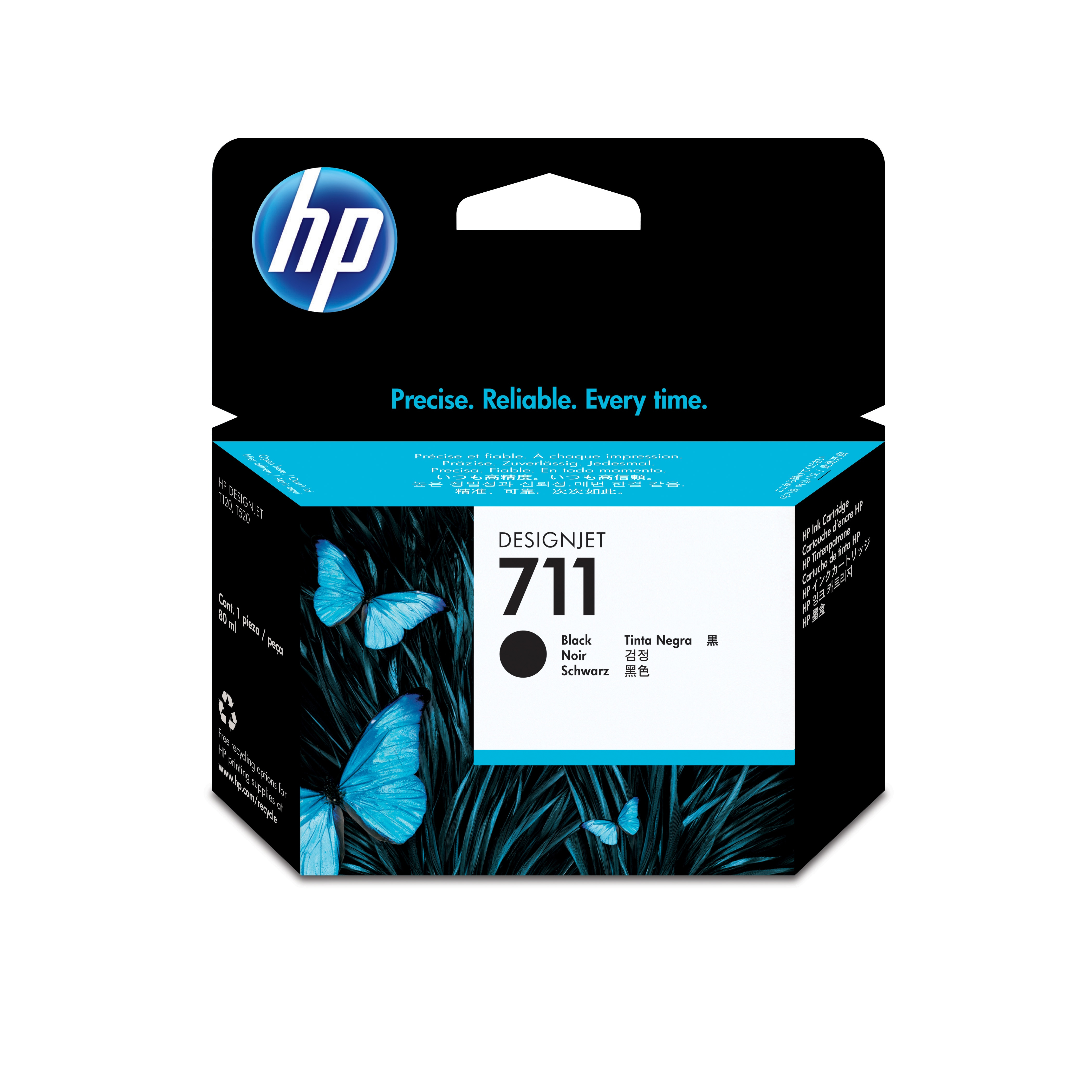 HP 711(CZ133A) schwarz Druckerpatrone