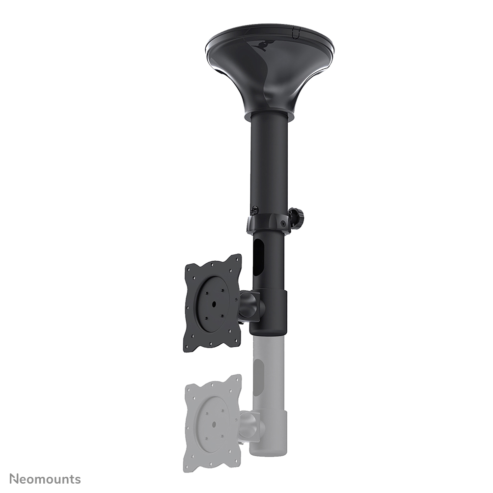 NEOMOUNTS FPMA-C025BLACK Ceiling Mount für Flatscreens 25,4-76,2cm 10-30Zoll 1 pivot max 12kg VESA 75x75 or 100x100mm sch