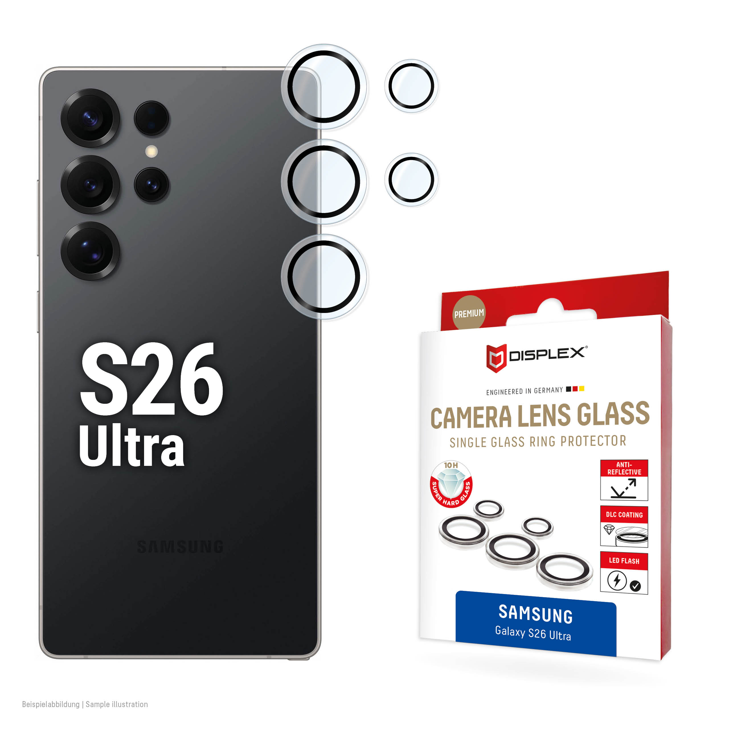 DISPLEX CamGlass Single Lens Samsung Gal S26 Ultra