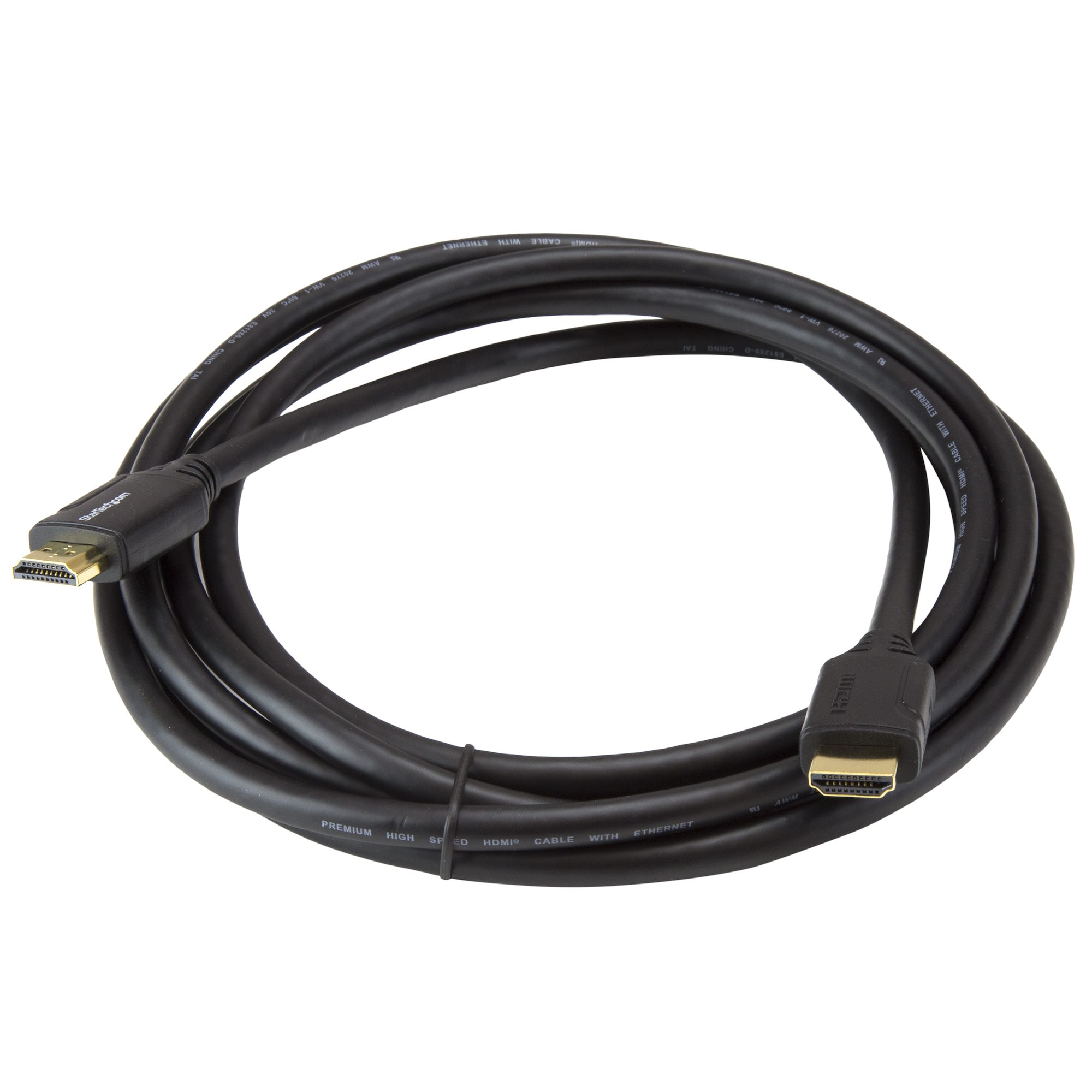StarTech.com HDMI Ethernet Kabel HDMM3MP 4K 60Hz 3 m Schwarz