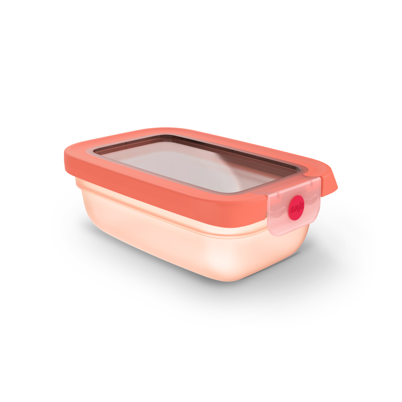 emsa Frischhaltedose ONECLICK 6,1 cm hoch orange 0,5 l, 1 St.