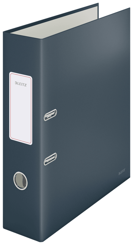 LEITZ Cosy Soft-Touch Ordner samtgrau Karton 8,0 cm DIN A4, 1 St.