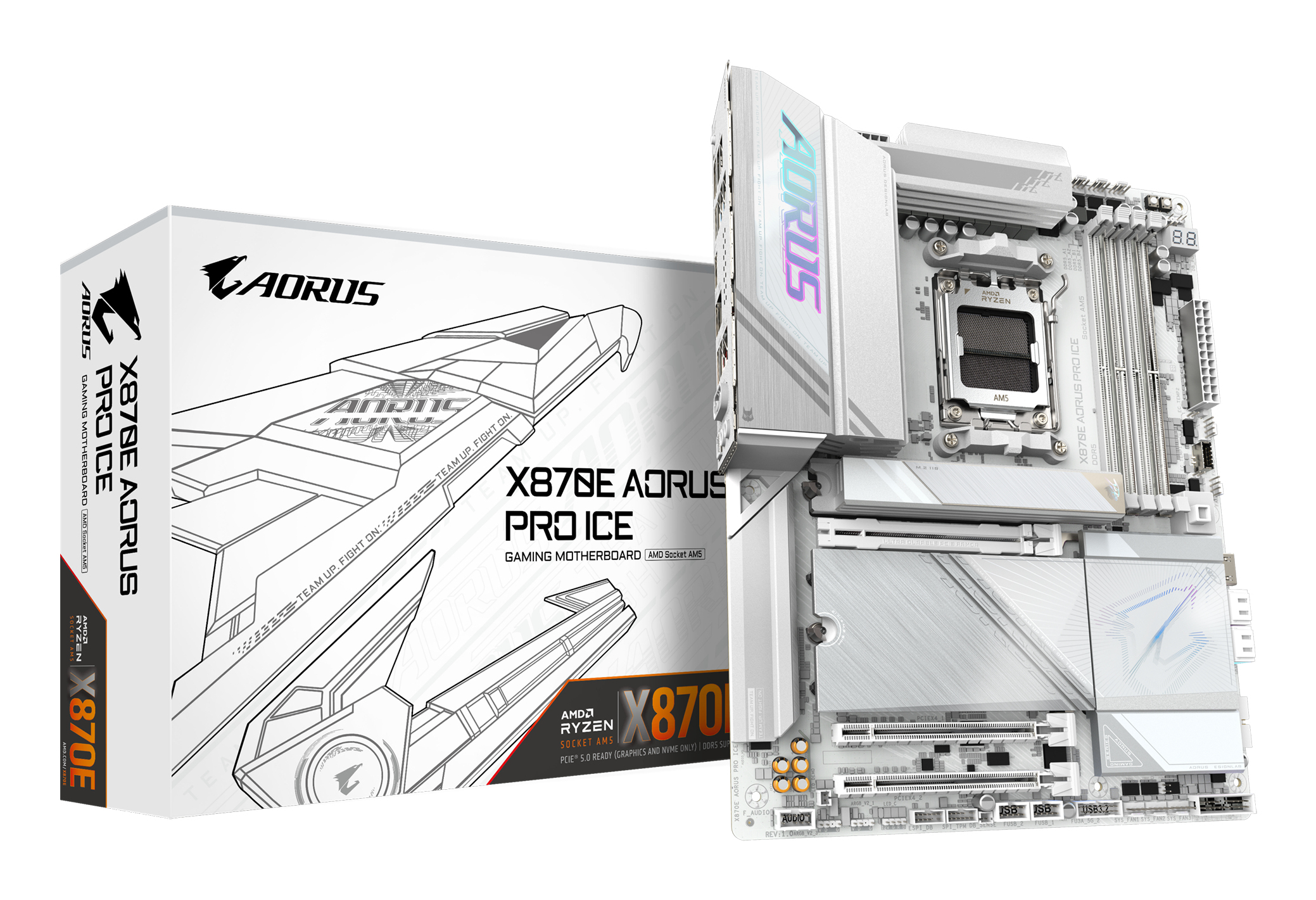 GIGABYTE X870E AORUS PRO ICE AM5 ATX MB