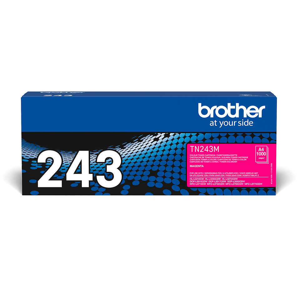 TN-243M TONER MAGENTA 1000 P F/ DCP-L3510CDW L3550CDW