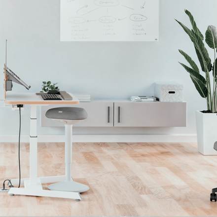LEITZ Sitz- & Stehhocker Ergo Active 65450085 grau, 1 St.