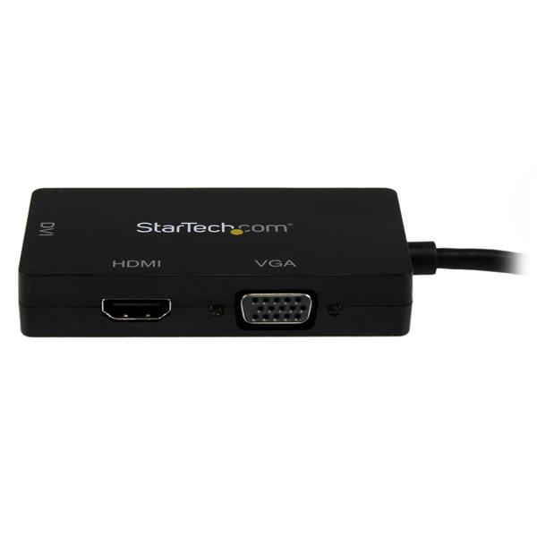 STARTECH.COM Travel A/V Adapter 3-in-1 Mini DisplayPort to VGA DVI or HDMI Converter