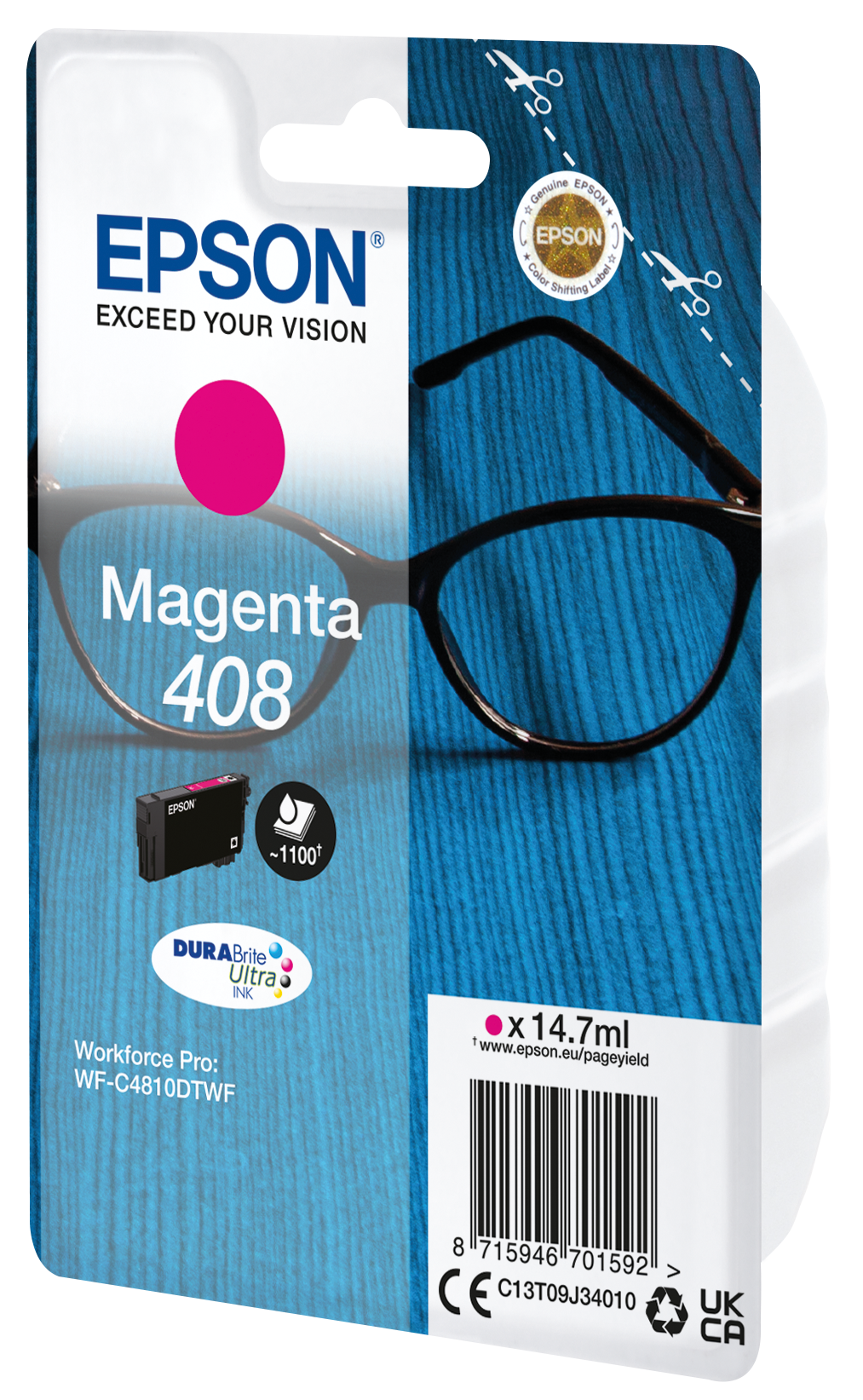 EPSON 408/T09J3 (Brille) magenta Druckerpatrone