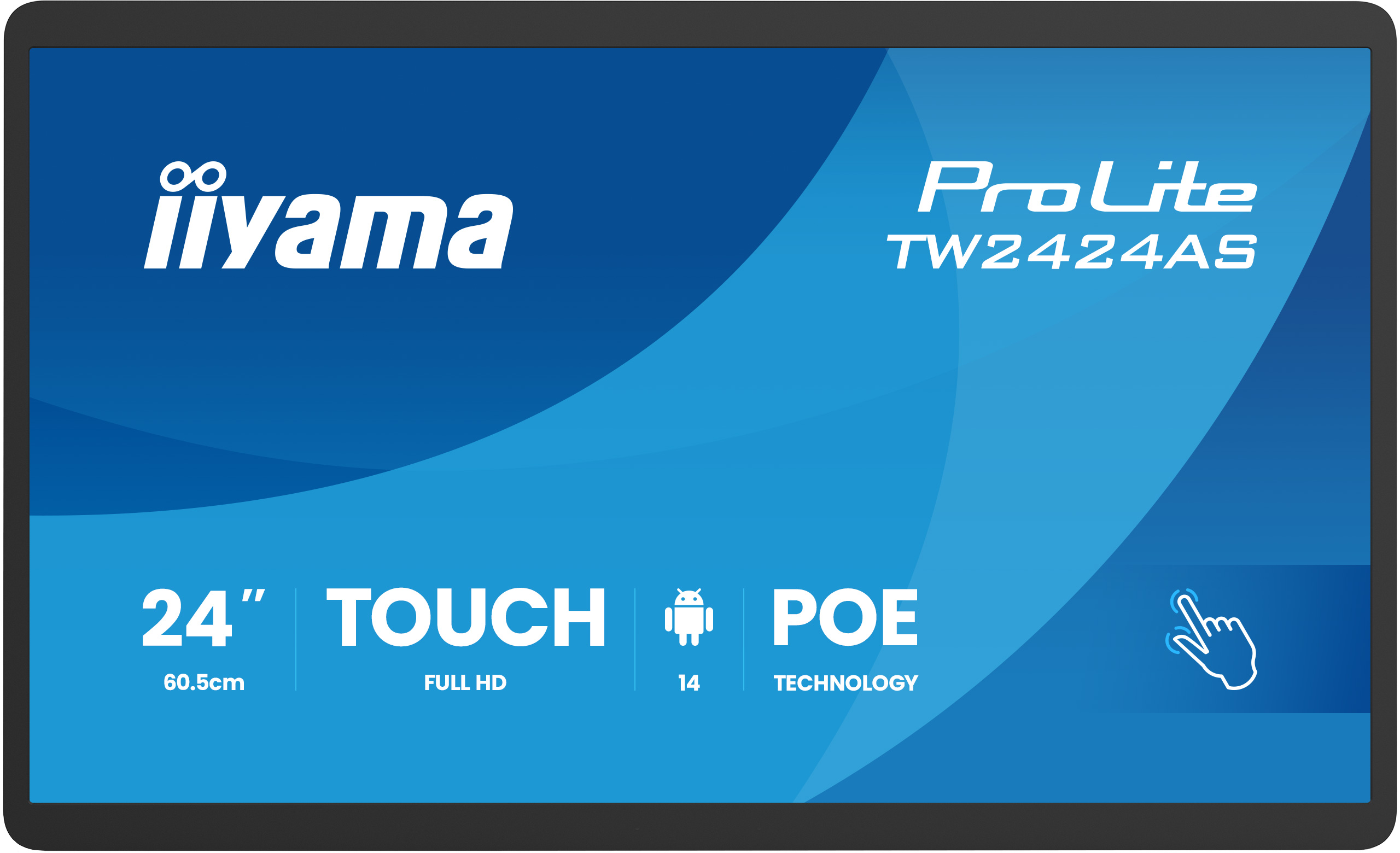 IIYAMA 60,5cm (23,8) TW2424AS-B3P 16:9 M-Touch USBC Android