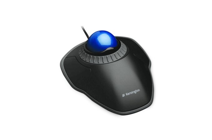 Kensington Orbit mit Scroll-Ring Trackball kabelgebunden blau, schwarz