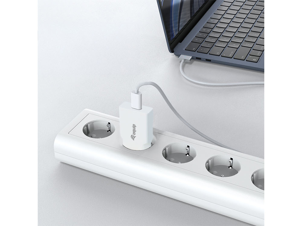 Equip Ladegerät 1Port USB-C PD3.0 GaN Slim 20W ÜSS ws