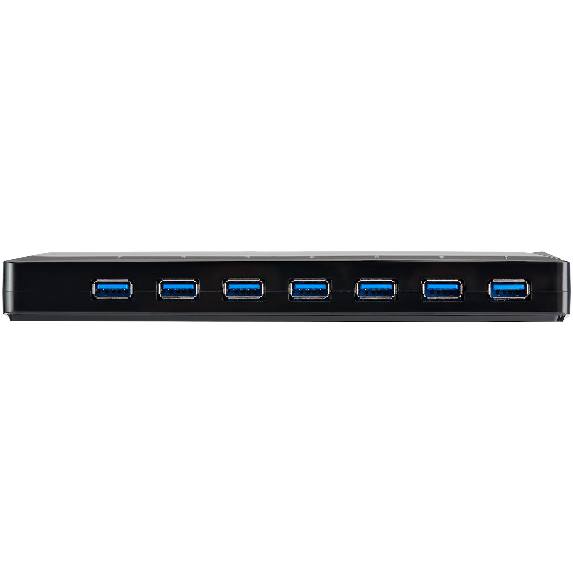 7-PT USB 3.0 HUB + CHARGE PTS 2X2.4A DEDICATED FAST CHARGE PTS