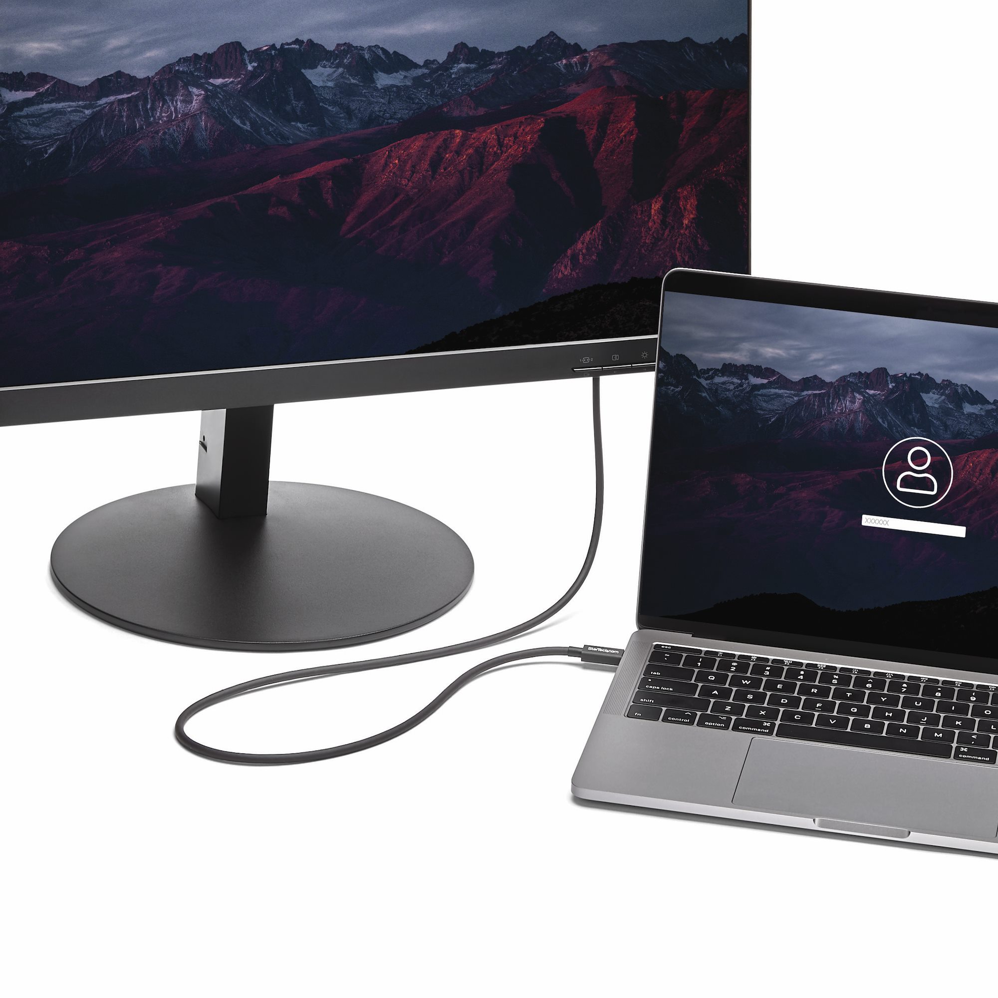 STARTECH.COM 2m Thunderbolt 3 20Gbps USB-C Cable Thunderbolt USB and DisplayPort Compatible