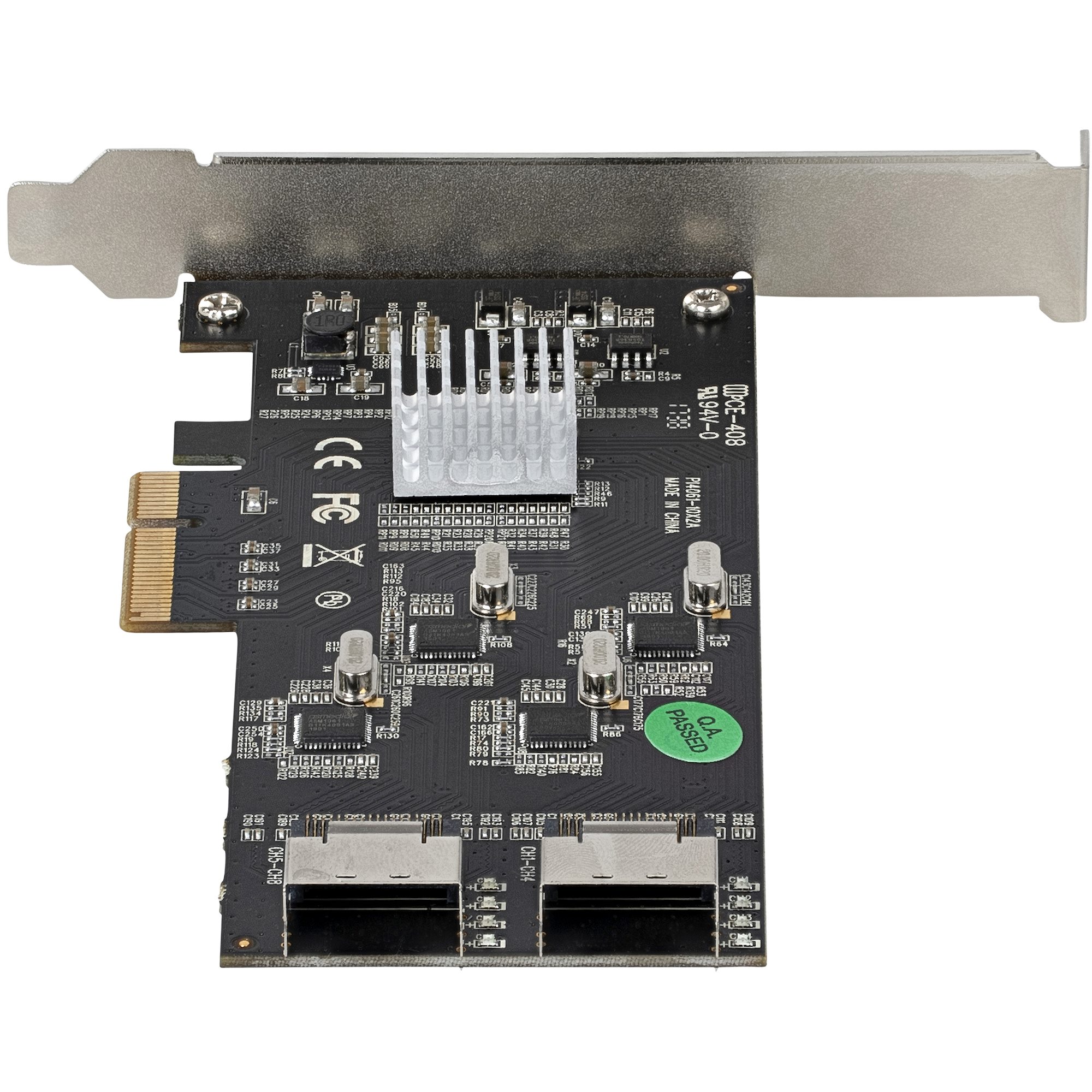 STARTECH.COM SATA PCIe Controller 8 Port - 6Gbit/s SATA PCIe Schnittstellenkarte - PCIe x4 Gen2 zu SATA III - SATA HDD/SSD