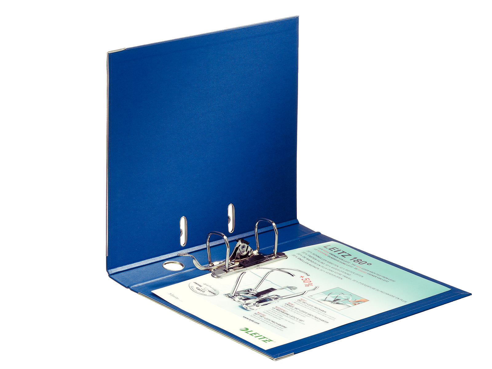 LEITZ 1008 Ordner blau Karton 5,2 cm DIN A4, 1 St.