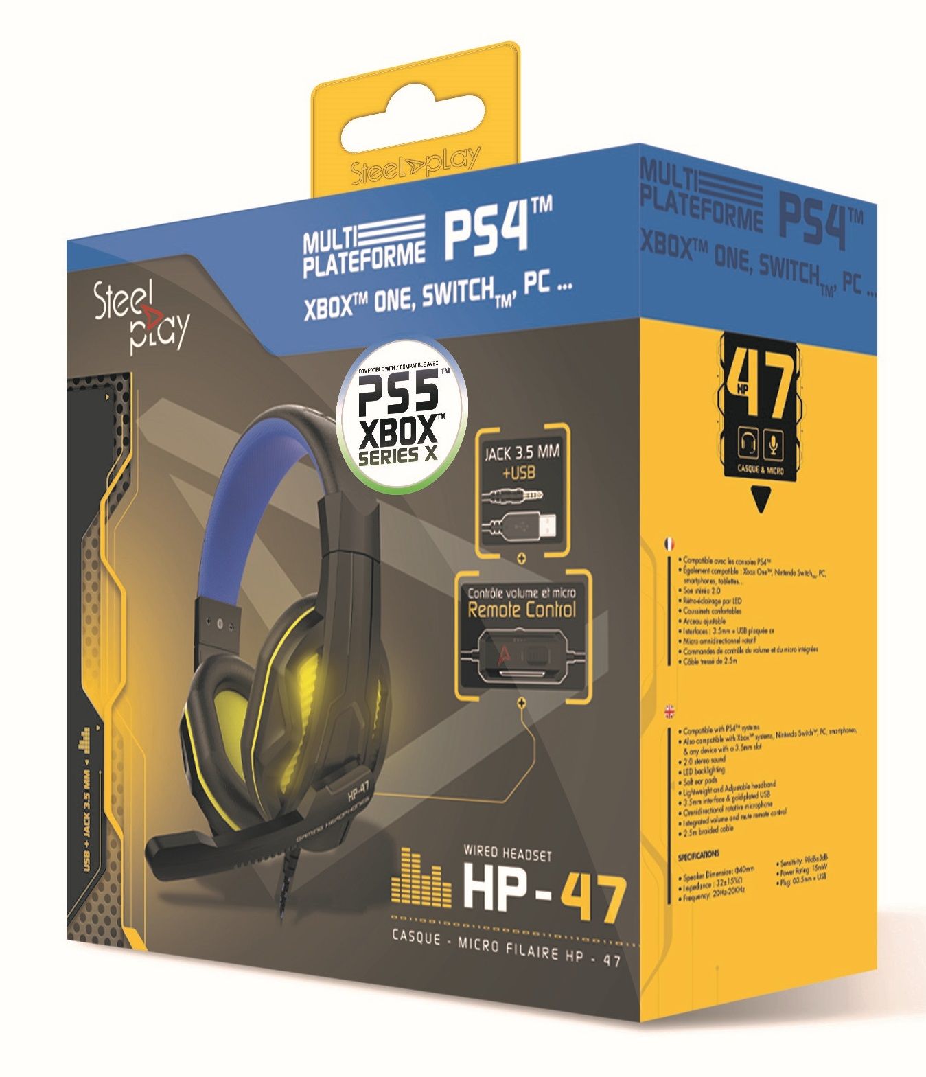 LEXIP X STEELPLAY Wired Headset HP47