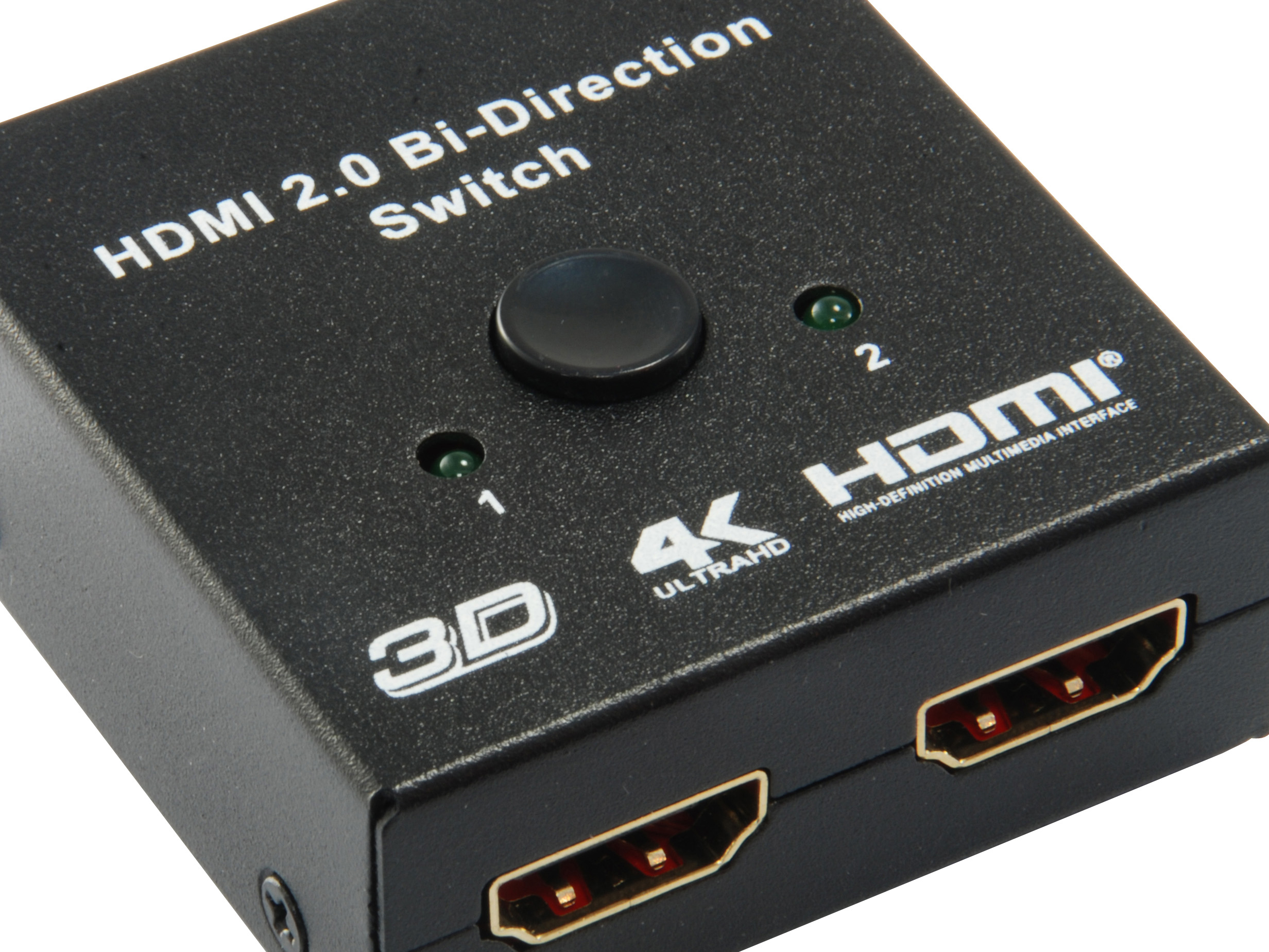 Equip Switch HDMI2.0 1-In/2-Out bidirekt. 4K/60Hz 18Gbps