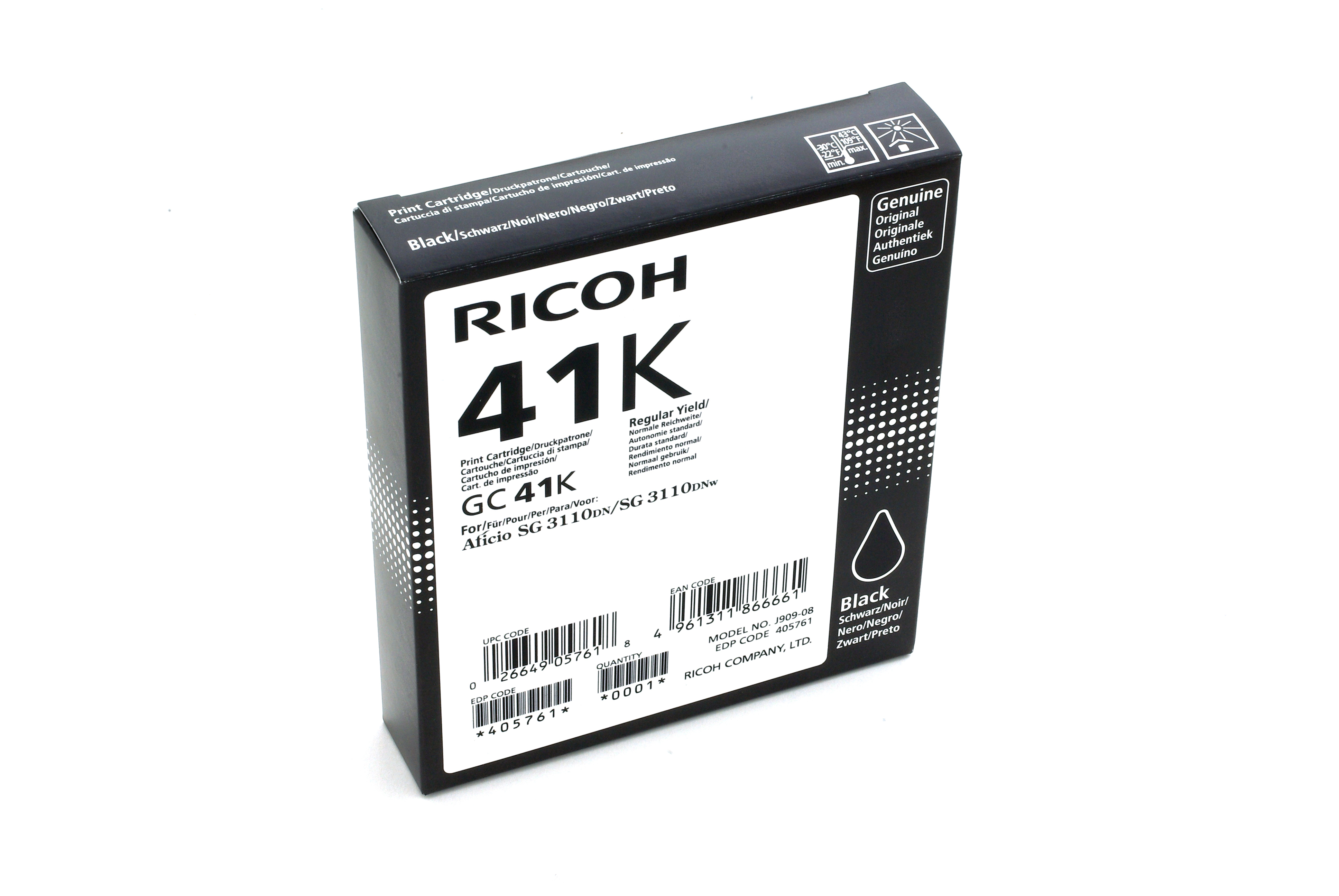 RICOH GC 41K schwarz Druckerpatrone