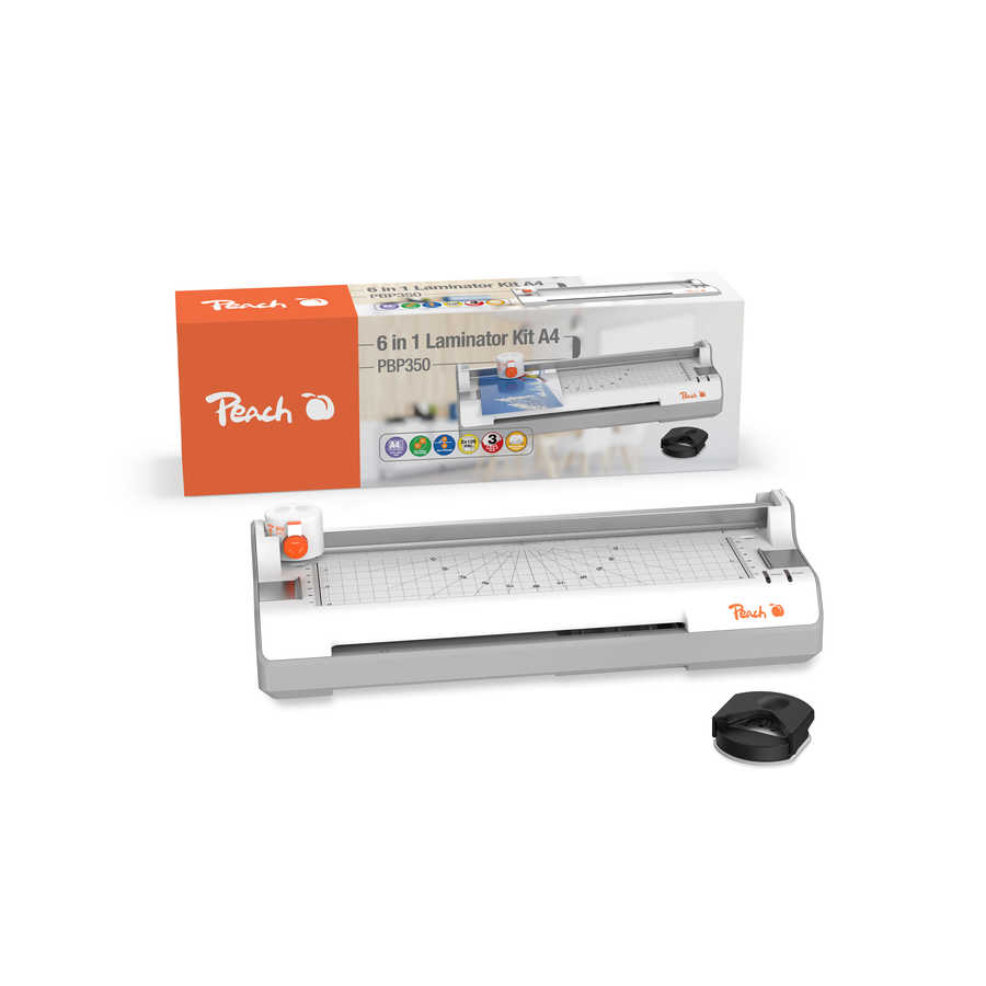 6 in 1 Laminiergerät inkl. Eckenrunder und Trimmer A4 (PBP350 )