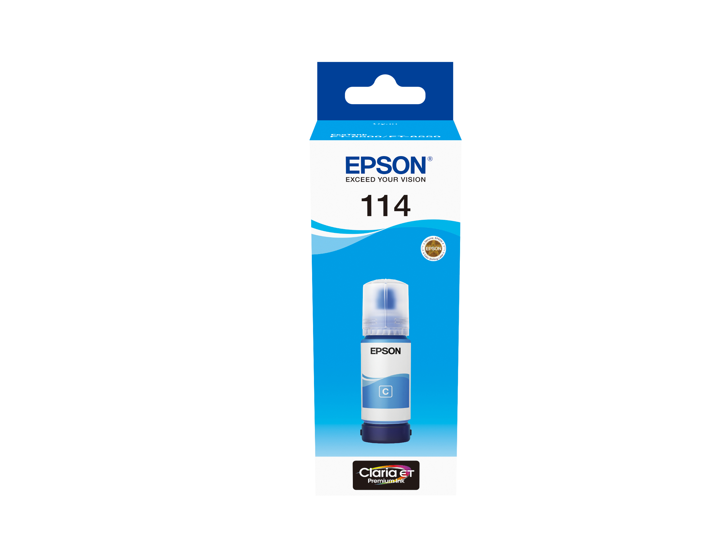 EPSON 114/T07B2 cyan Tintenflasche