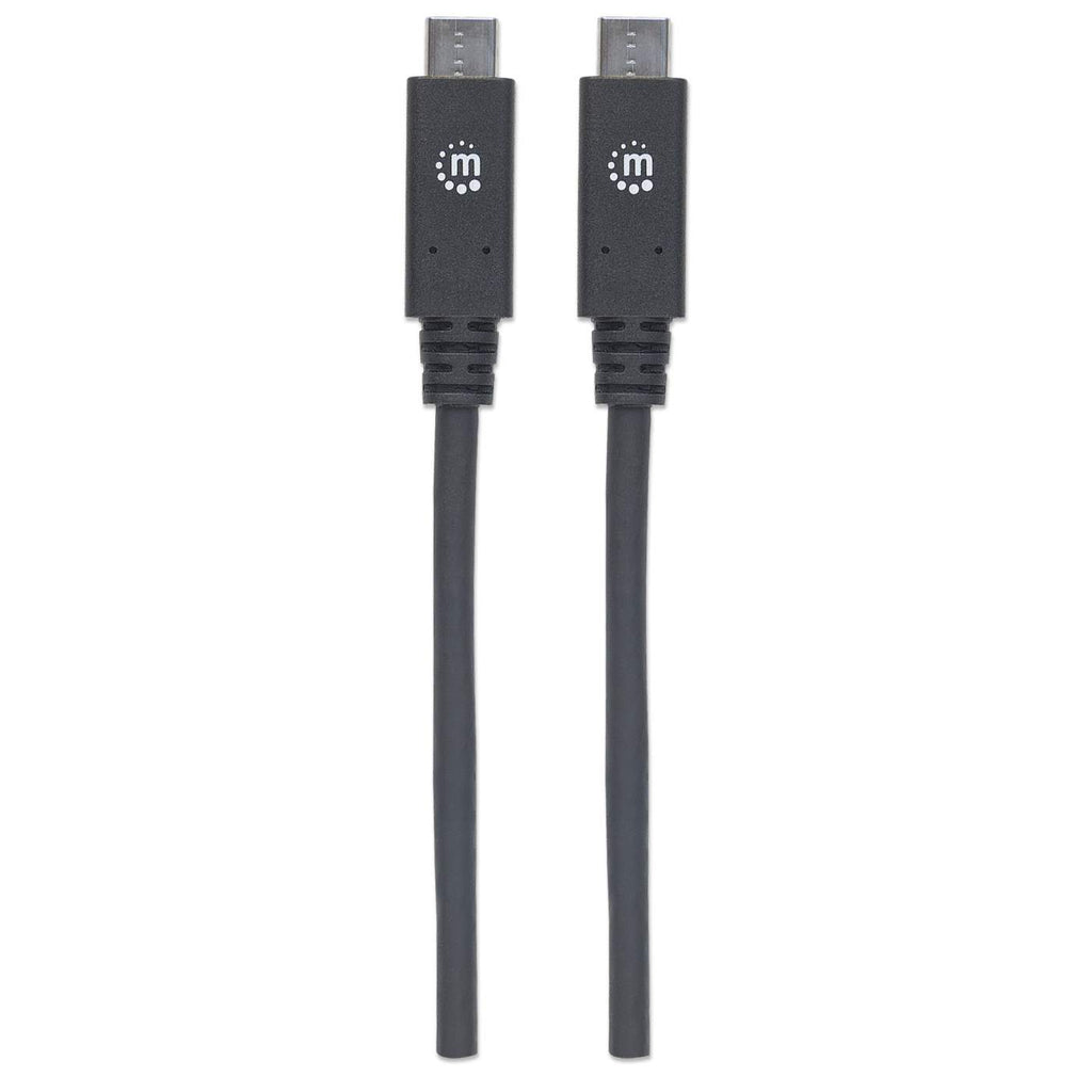 MANHATTAN USB 3.2 Kabel 10Gbit/s C-Stecker auf C-Stecker 1m