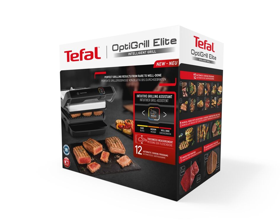 Tefal OptiGrill Elite GC750D16 - Grill - elektrisch