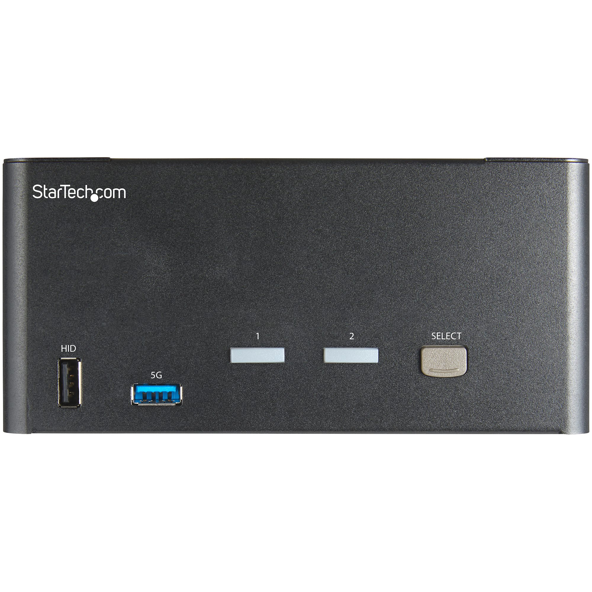 STARTECH.COM 2 Port Triple Monitor DisplayPort KVM Switch - 4K 60Hz UHD HDR - DP 1.2 KVM Umschalter