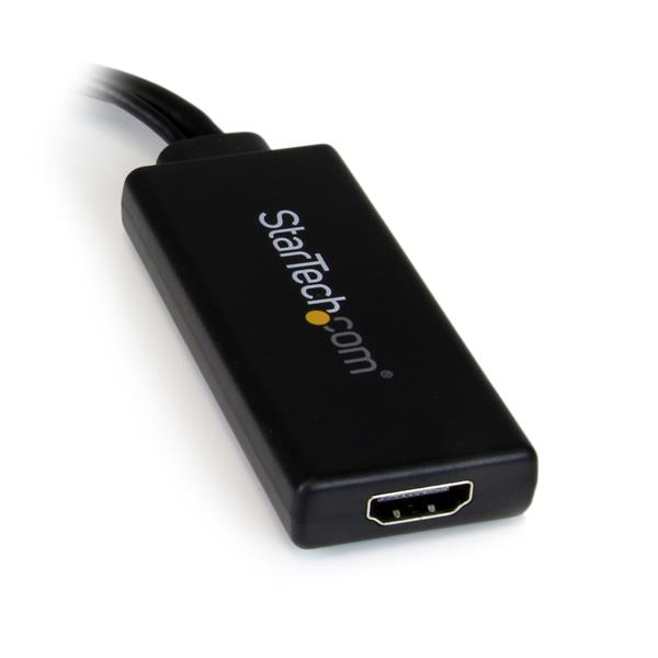 STARTECH.COM VGA auf HDMI Adapter mit USB-Audio & -Stromversorgung - Mobiler VGA auf HDMI-Konverter - 1080p