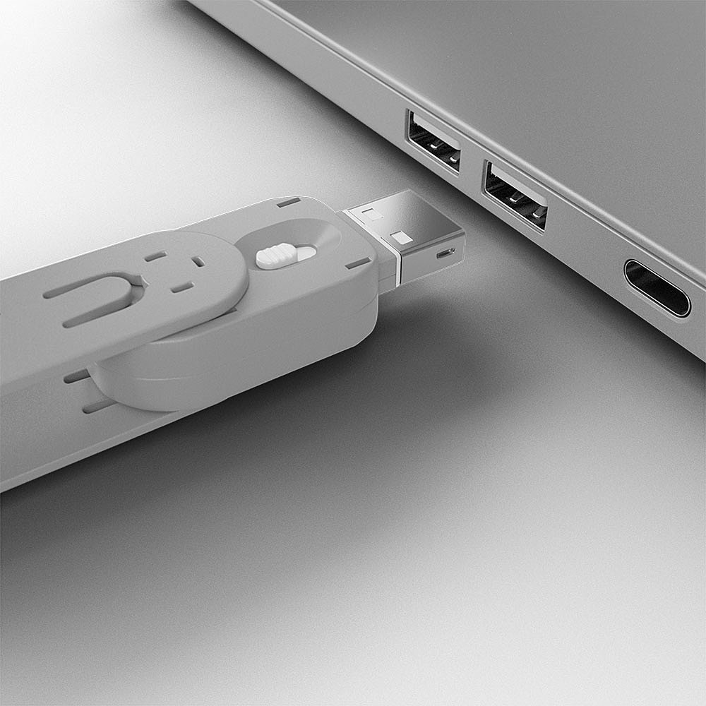 LINDY Schlüssel für USB Typ A Port Schloss weiß
