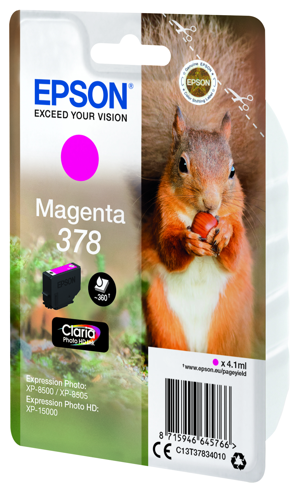 EPSON 378/T37834 (Eichhörnchen) magenta Druckerpatrone
