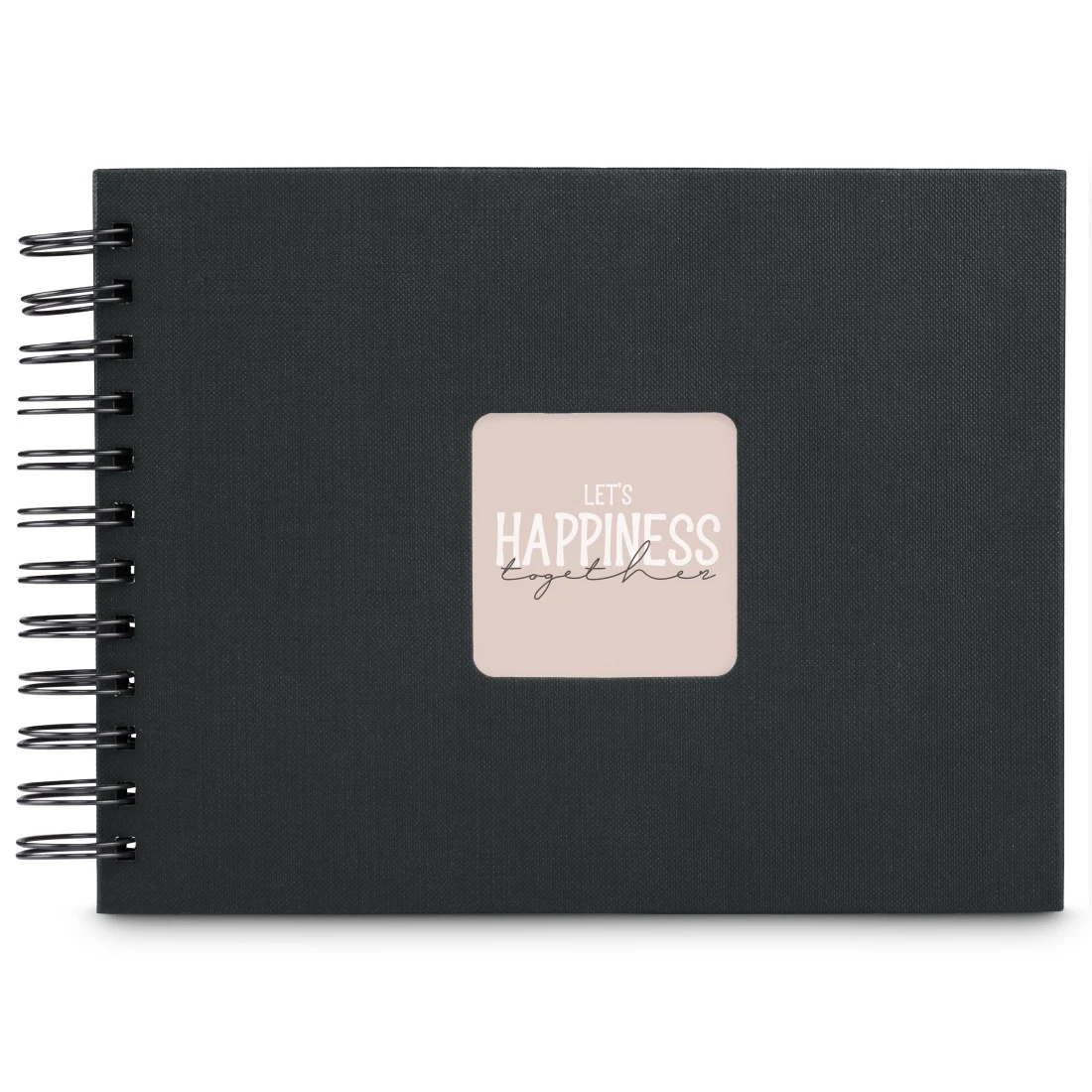 hama Fotoalbum Fine Art neutral 24,0 x 17,0 cm, 50 schwarze Seiten