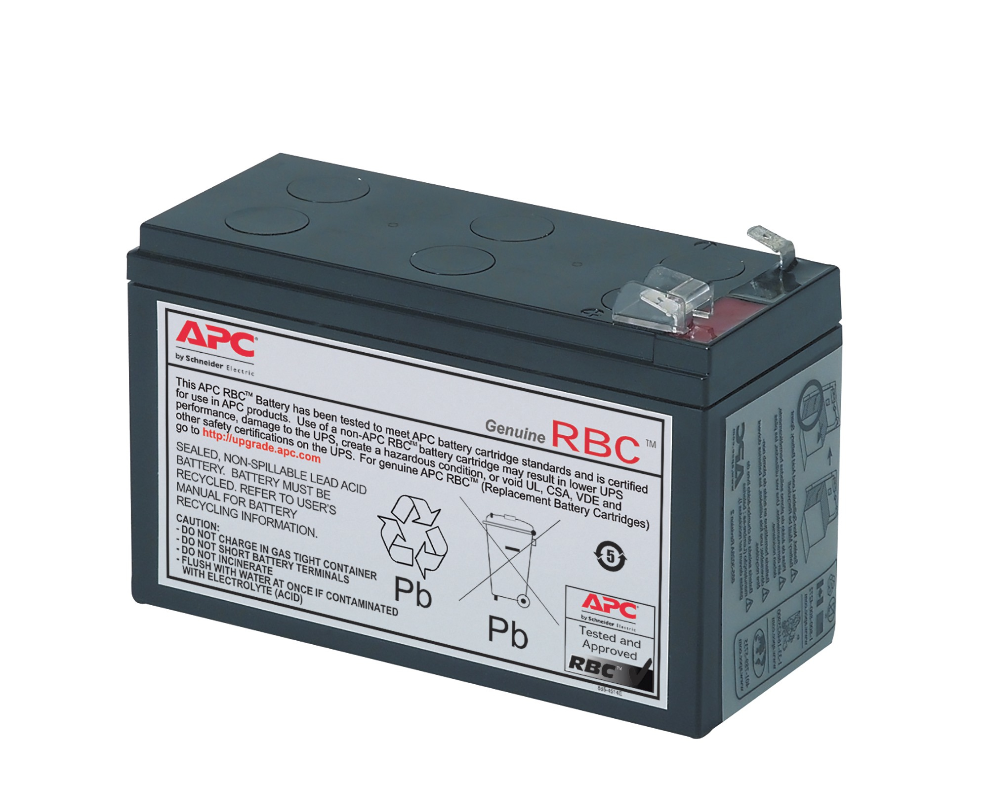 APC Replacement Battery Cartridge 17 UPS battery 1 x battery lead acid Black