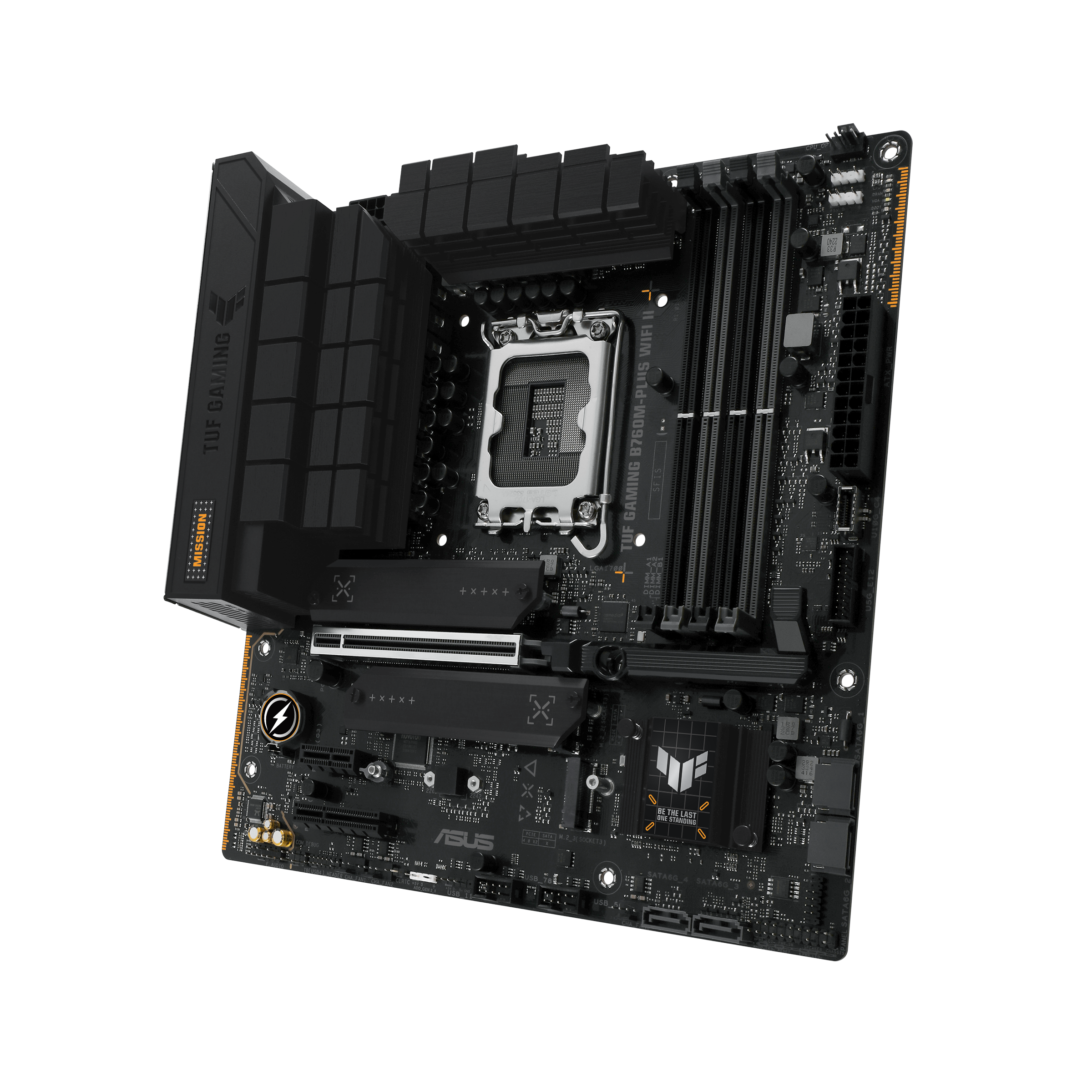 ASUS TUF GAMING B760M-PLUS WIFI II LGA 1700 4xDDR5 microATX 4xSATA MB 1xHDMI 1xDP 3xM.2